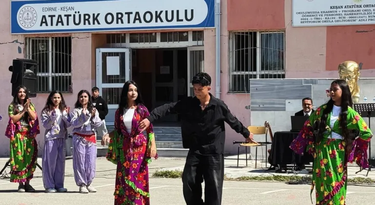 Keşan Atatürk Ortaokulu’nda bahar coşkusu
