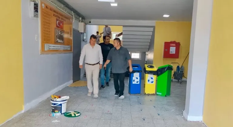 Keşan’da Okullara Yaz Bakımı: Müdür Kemik Sahada