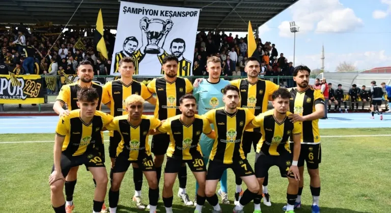Keşanspor’dan şampiyonluk zaferi