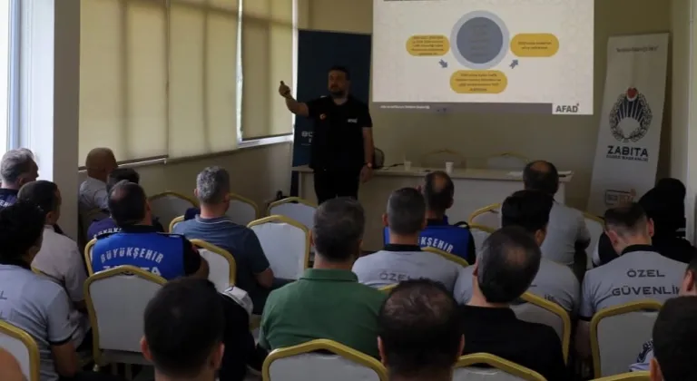 Kocaeli Büyükşehir Zabıtası’na olay yeri yönetimi eğitimi