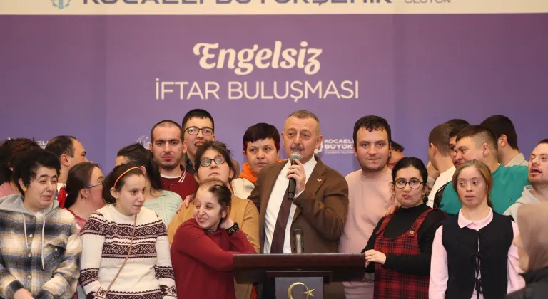 Kocaeli Büyükşehir’den özel bireylerle iftar