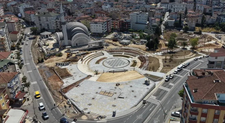 Kocaeli Çayırova Kent Meydanı’nda sona doğru