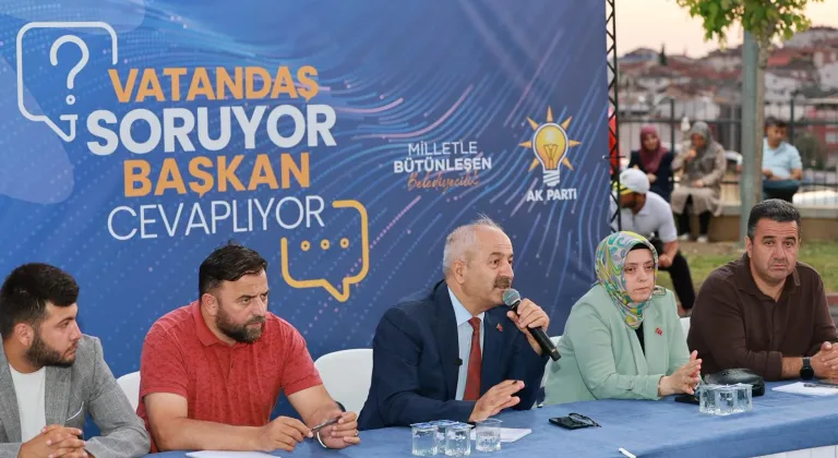 Kocaeli Gebze’de mahalle buluşmaları yoğun ilgi görüyor