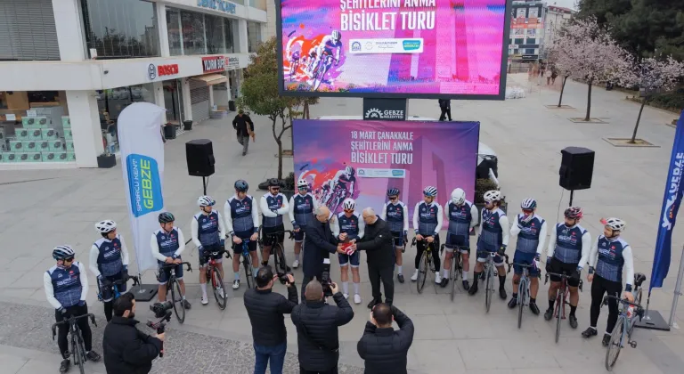 Kocaeli Gebze’den Çanakkale’ye 450 kilometrelik vefa yolculuğu