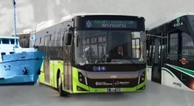 Kocaeli'de bayramda toplu ulaşım ücretsiz








