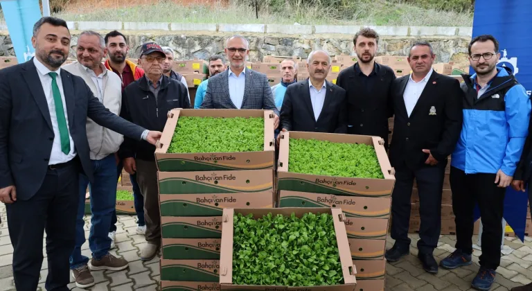 Kocaeli’de çiftçilere sebze fidesi desteği