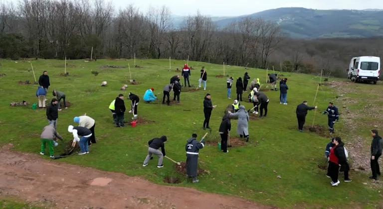 Kocaeli'de fidanlar engelsiz hayat için dikildi