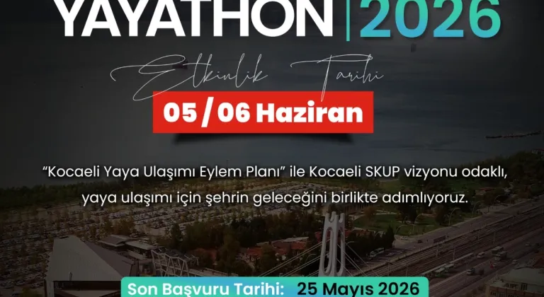 Kocaeli'de gençler yaya geleceğini tasarlıyor... “Yayathon” ile yaya çözümleri geliştirilecek