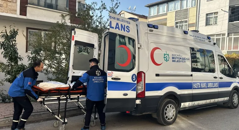 Kocaeli’de Hasta Nakil Ambulans hizmeti 13 bin 699 vatandaşa ulaştı