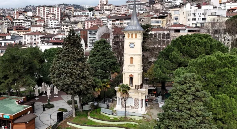 Kocaeli'de tarihi kuleye estetik dokunuş