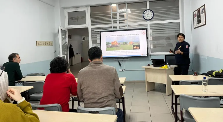 Kocaeli’nde Bilgievleri personeline yangın güvenliği eğitimi