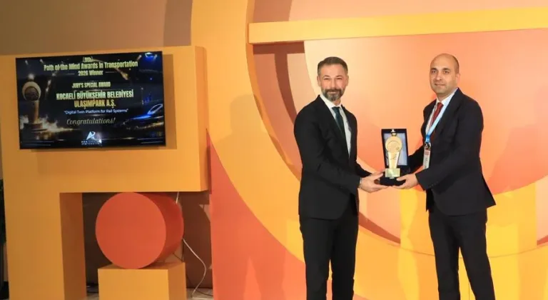 Kocaeli'nin 'Dijital İkiz' UlaşımPark’a ödül getirdi