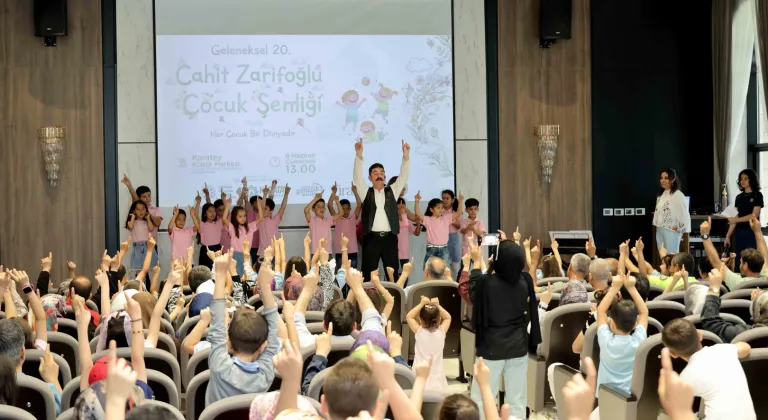 Konya Karatay’da 20. Cahit Zarifoğlu Çocuk Şenliği düzenlendi