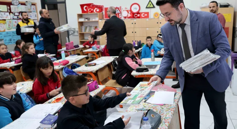 Konya Karatay'da ilkokul öğrencilerine sıfır atık bilinci