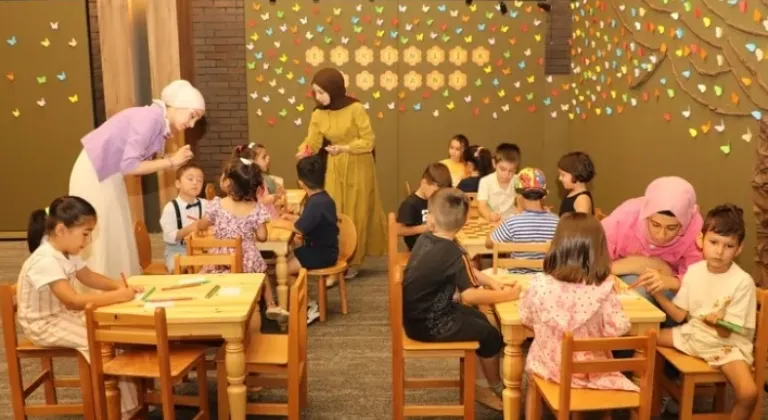 Konya Karatay’da Masal Atölyesi Miniklerin Beğenisini Kazandı