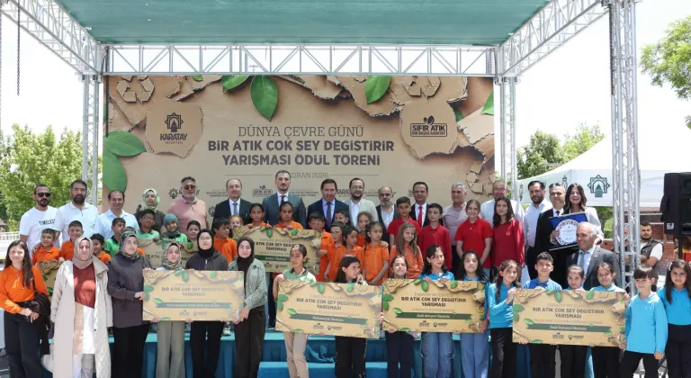 Konya Karatay’da sıfır atık bilinci ödüllendirildi