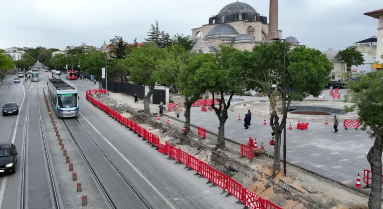 Konya Mevlana Caddesi'nde kapsamlı çevre düzenlemesi
