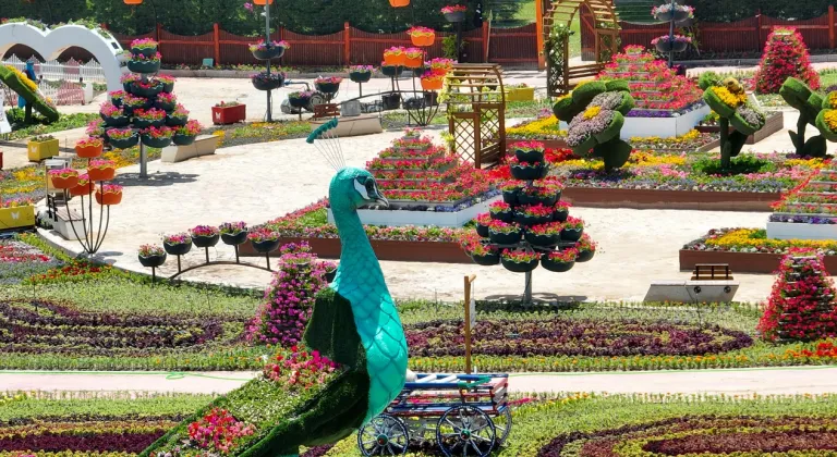 Konya Selçuklu Çiçek Bahçesi yeni sezona kapılarını açıyor