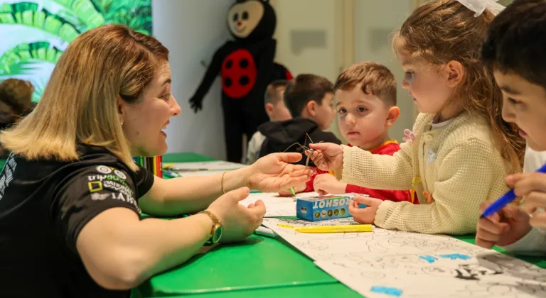 Konya Tropikal Kelebek Bahçesi'nde eğlenceli etkinlikler