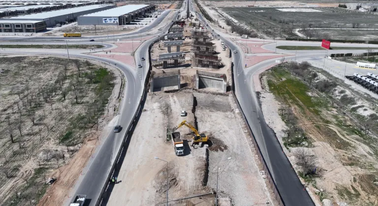 Konya TÜMOSAN Kavşağı’nda Yol Çalışmaları Devam Ediyor