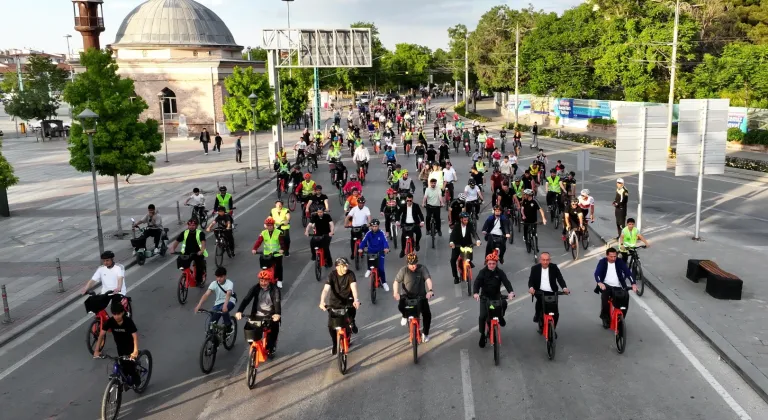 Konya'da 28 ilçede eş zamanlı pedal çevrildi