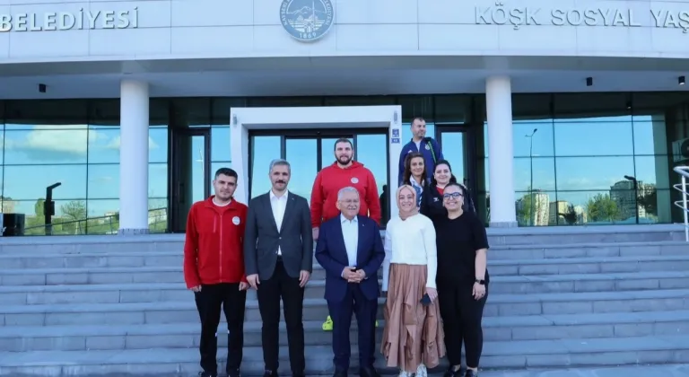 Köşk Sosyal Yaşam Merkezi Başkan Büyükkılıç'ı ağırladı