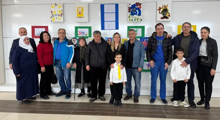 Küçük ressam Yağız Baladur’dan muhteşem sergi