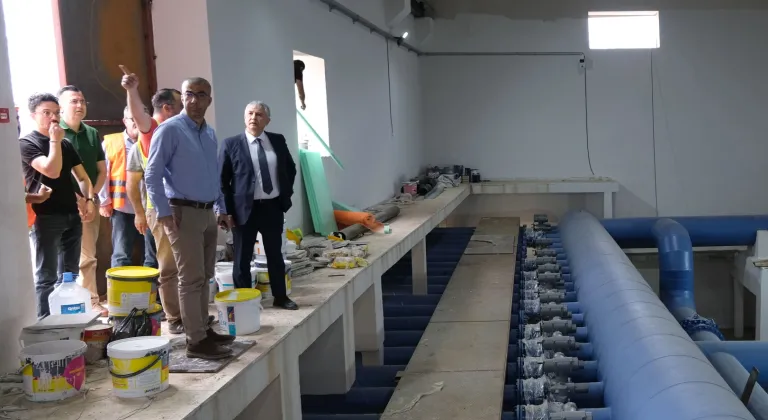 Kuzey Antalya İçmesuyu Tesisi’nde çalışmalarda sona yaklaşıldı