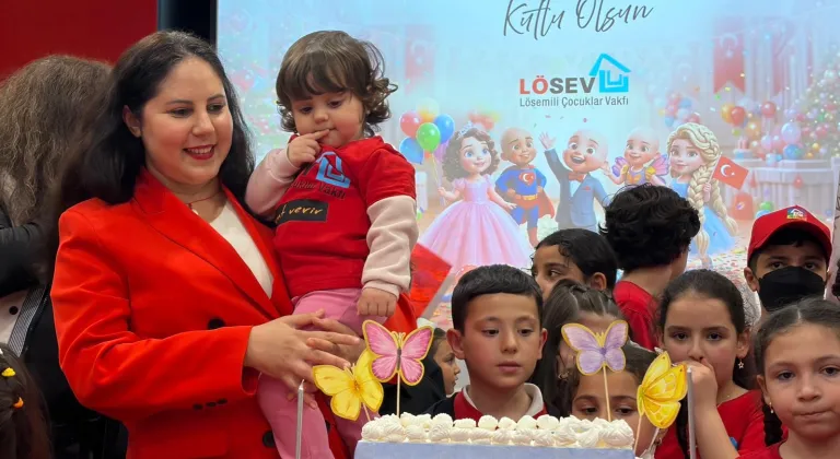 Lösemili çocukların LÖSEV ile 23 Nisan coşkusu