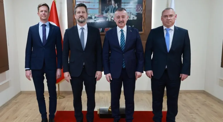 Macaristan Büyükelçisi Matis, Büyükakın’a konuk oldu