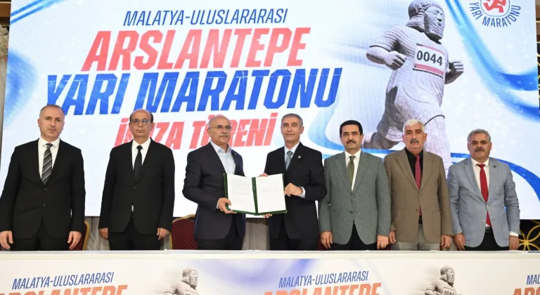 Malatya Arslantepe Yarı Maratonu’nun protokolü imzalandı