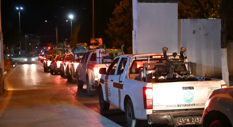 Manisa Büyükşehir’in vektörle mücadelesi sürüyor