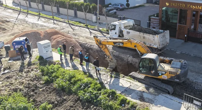 Manisa Güzelyurt'ta sorunlu kanalizasyon hattına yenileme