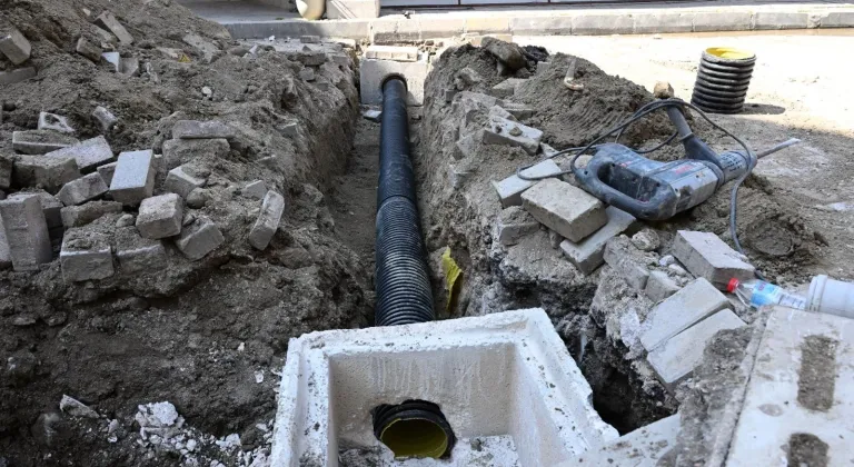 Manisa Saruhanlı’da altyapı yenileniyor