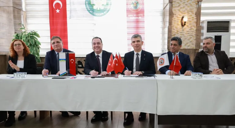 Manisa Soma’da doğal gaz için imzalar atıldı