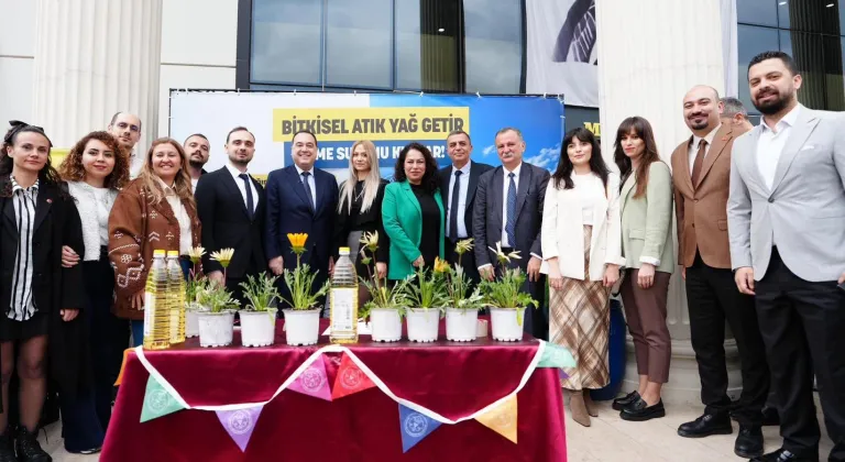 Manisa'da atık yağı getirip suyu kurtardılar