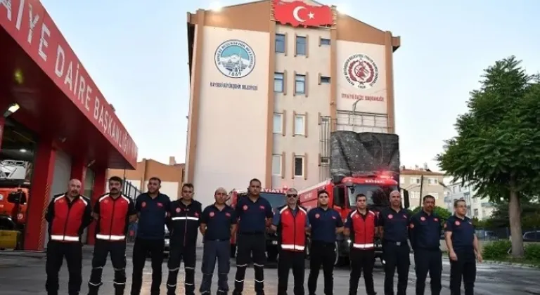 Manisa’daki Yangına Kayseri Büyükşehir’den Destek Eli









