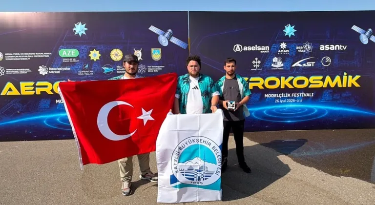 Mergen Model Uydu Takımı Karabağ’da Türkiye’yi Gururla Temsil Etti
