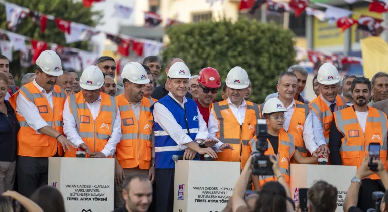 Mersin Ulaşımına Dev Proje: Vatan Caddesi-Kuyuluk Kavşağının Temeli Atıldı
