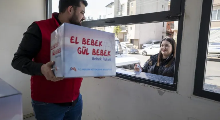 Mersin’de bebeklere “El Bebek Gül Bebek” desteği