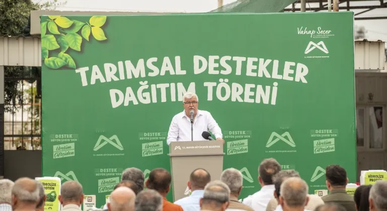 Mersin’de Kazanlı Üreticilerine Tarımsal Destek