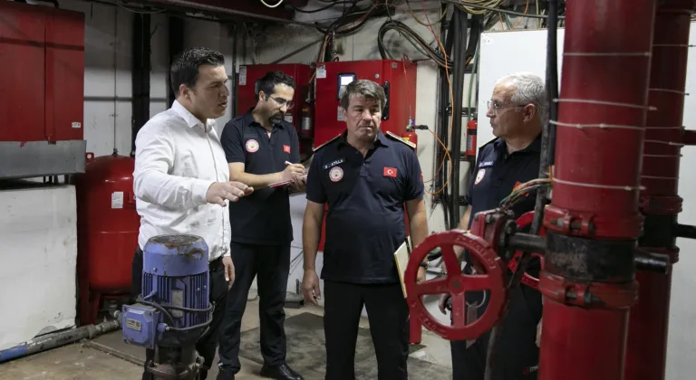 Mersin’de Otellere Yangın Güvenliği Denetimi