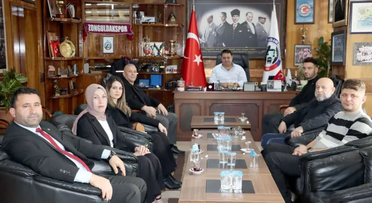 MHP Kozlu İlçe Yönetiminden Gemis'e ziyeret