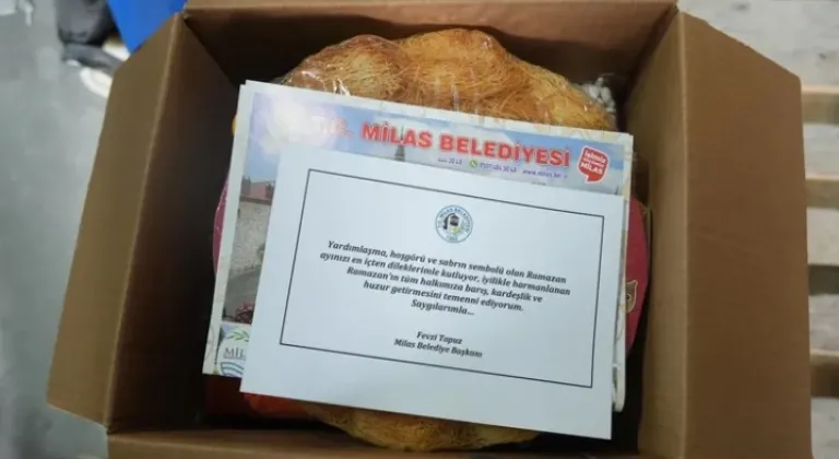 Milas Belediyesi, Ramazan'da İhtiyaç Sahiplerine Destek Oluyor