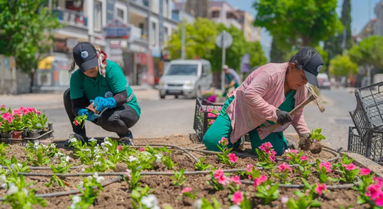 Milas’ta Yeşil Alanlar İçin Yoğun Mesai