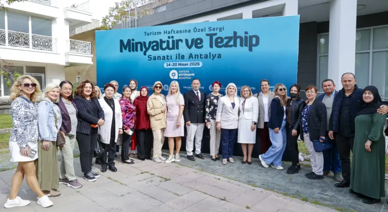 “Minyatür ve Tezhip Sanatı ile Antalya Sergisi” açıldı