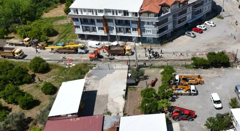 Muğla Dalaman'a doğal gaz için ilk kazma