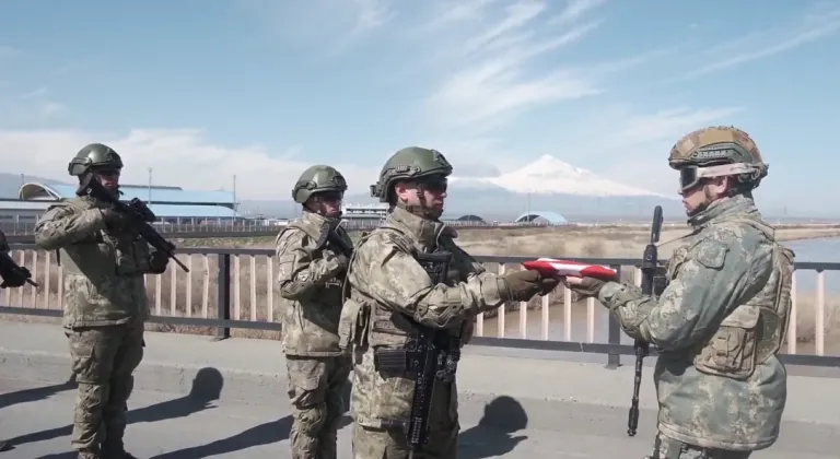 Nahçıvan askerleri tatbikat için Türkiye’de