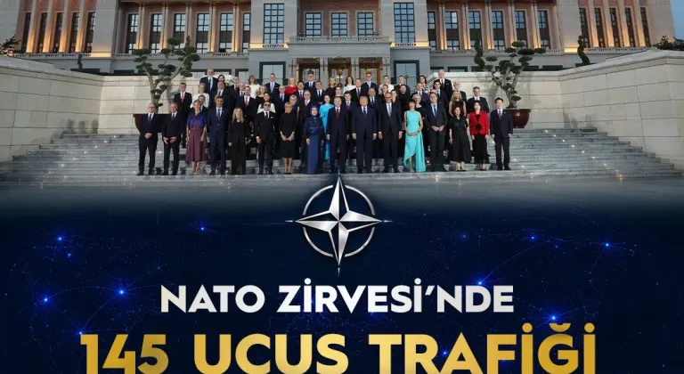 NATO Zirvesi’nde Hava Trafiği Sorunsuz Yönetildi: 145 Uçuş Güvenle Gerçekleşti