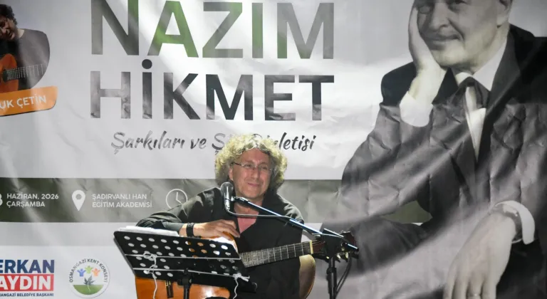 Nazım Hikmet Bursa Osmangazi’de şiir ve şarkılarla anıldı
